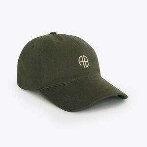 Anine Bing Jeremy Olive Green Baseball Cap